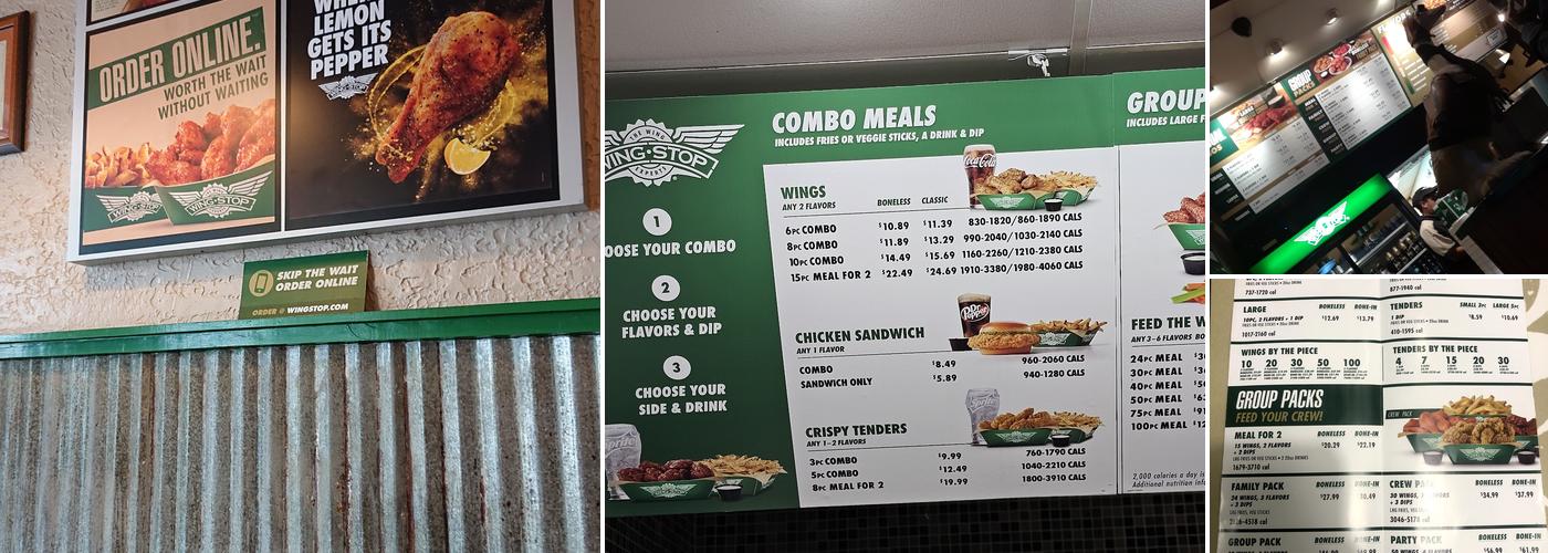 Wingstop Menu