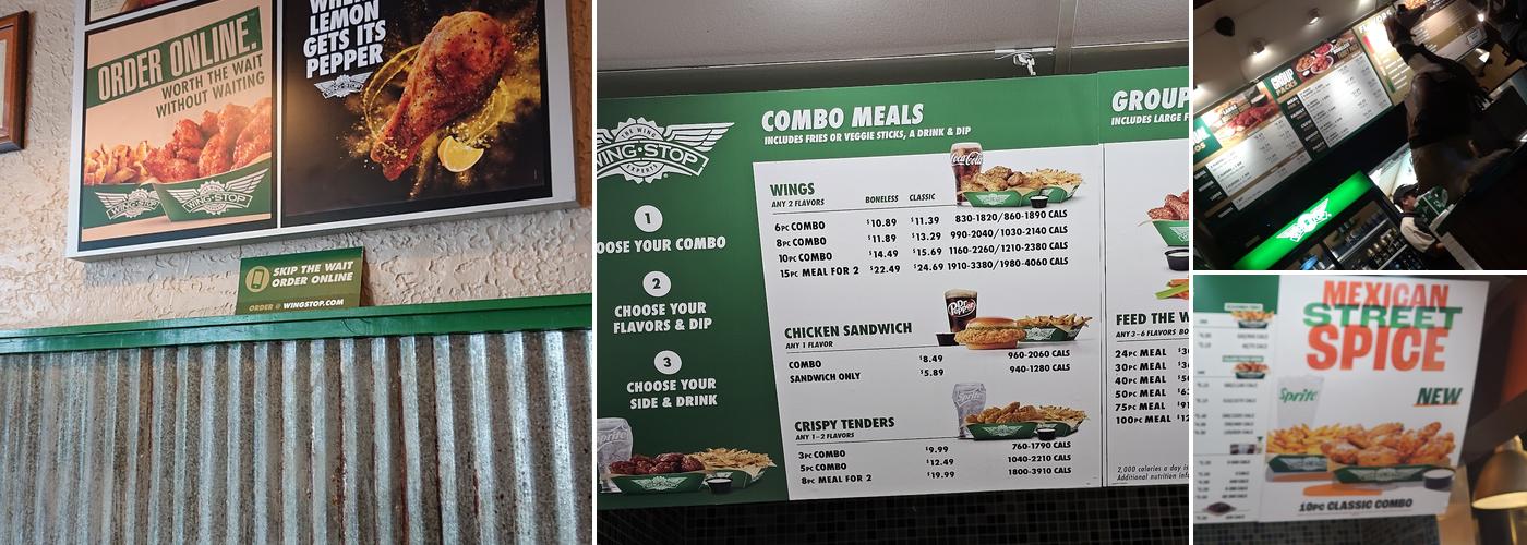 Wingstop Menu