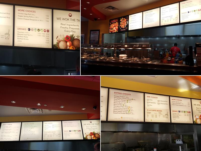 Panda Express Menu