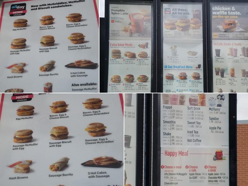 McDonald's Menu