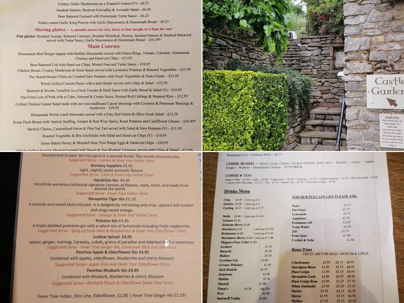 Castle Hotel Menu