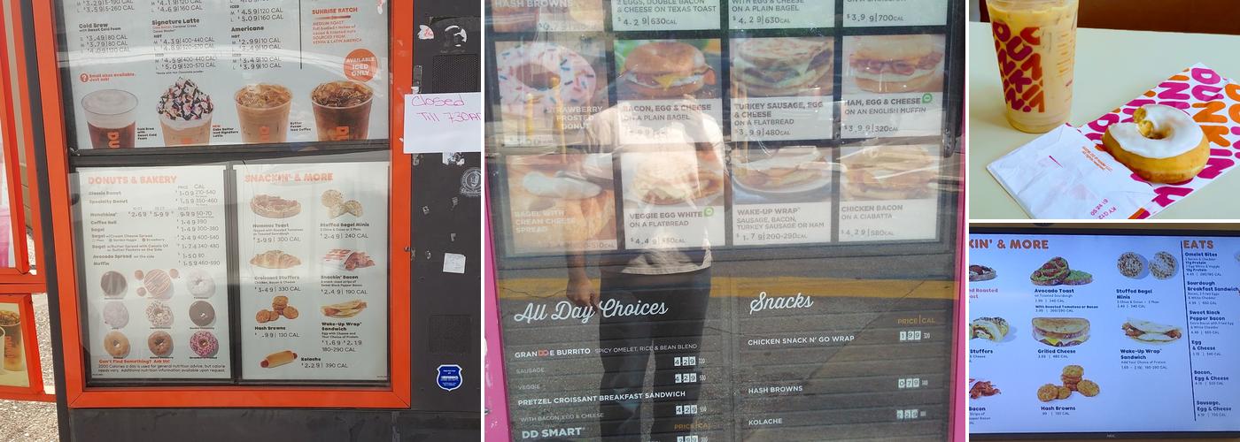 Dunkin' Menu