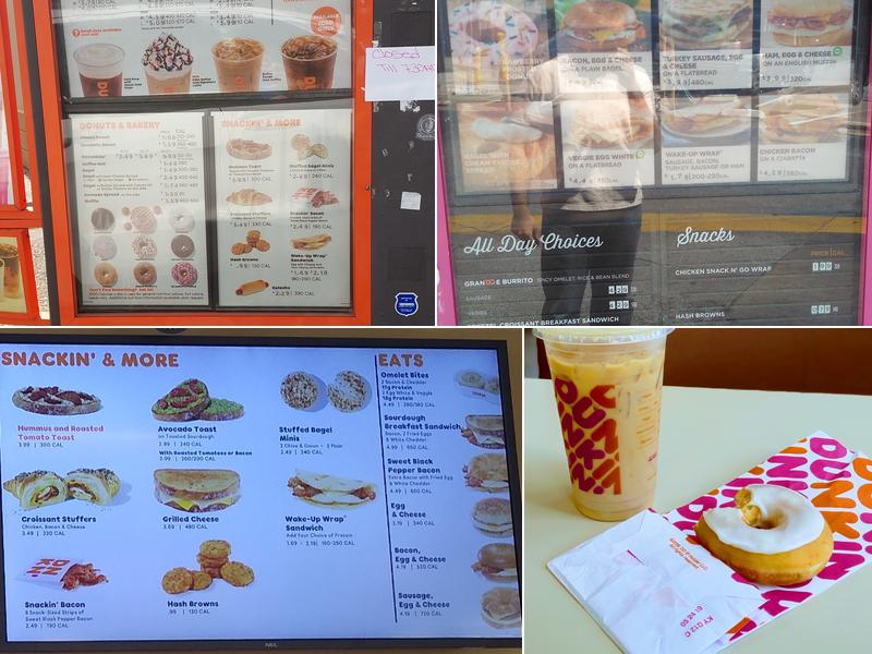 Dunkin' Menu