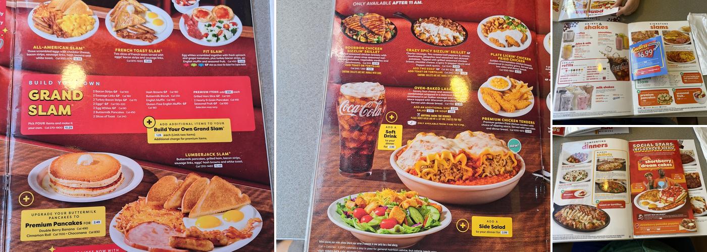 Denny's Menu