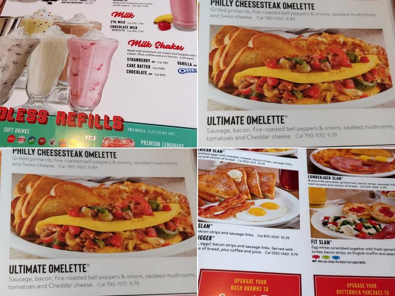 Denny's Restaurant Menu