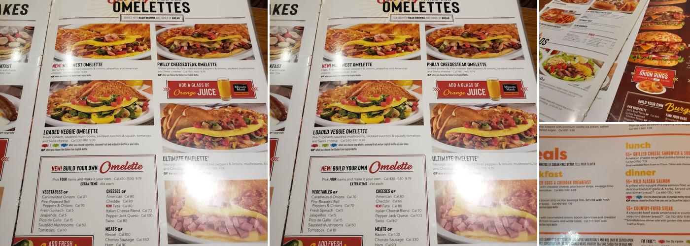 Denny's Menu