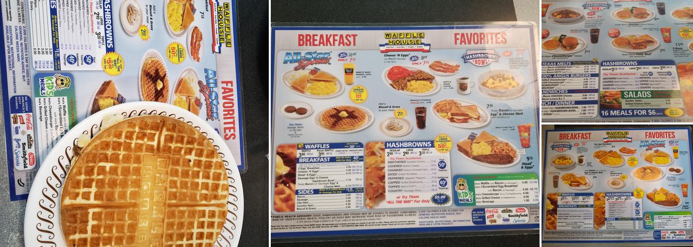 Waffle House Menu