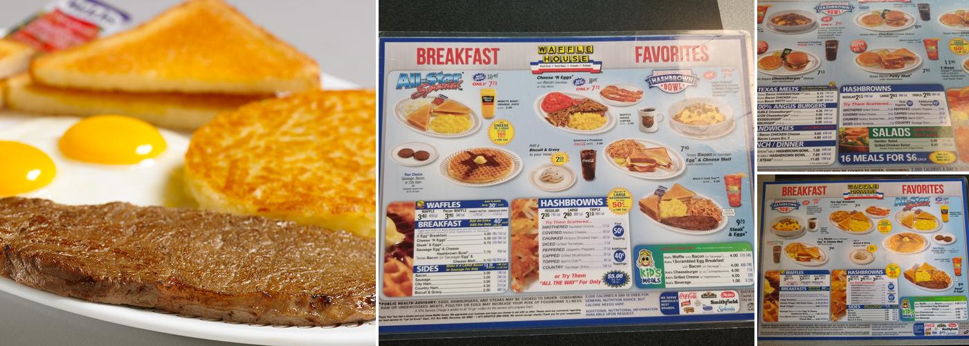 Waffle House Menu