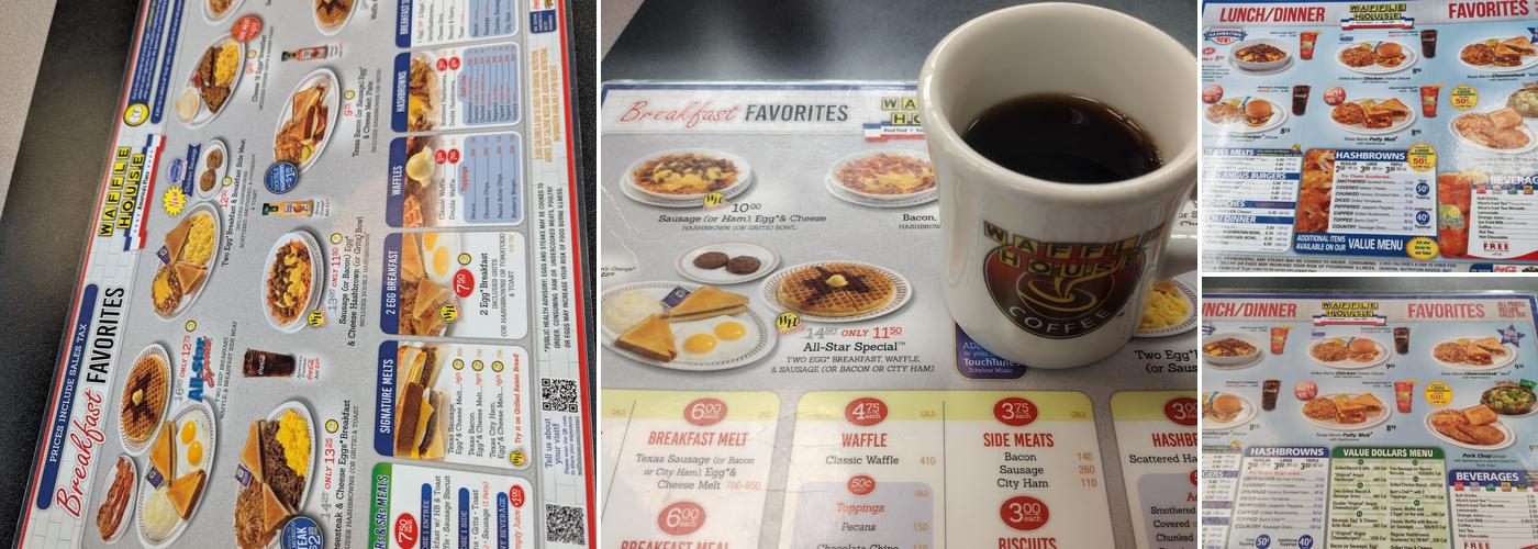Waffle House Menu