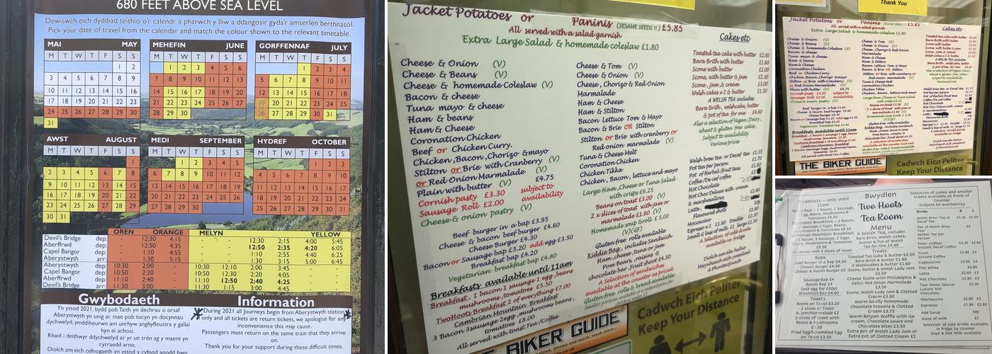 Two Hoots Tea Room Menu