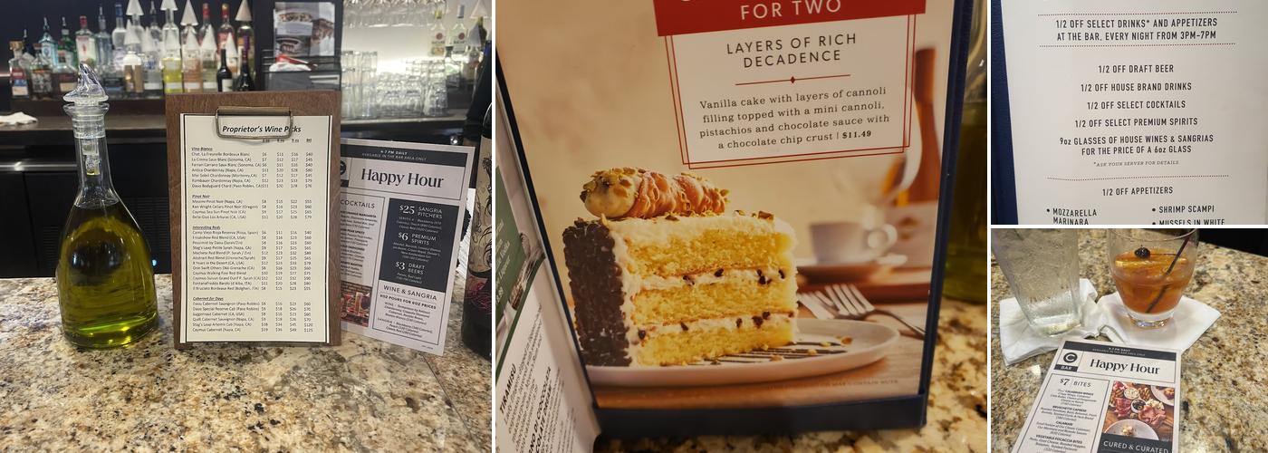 Carrabba's Italian Grill Menu