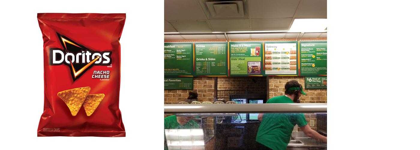 Subway Menu