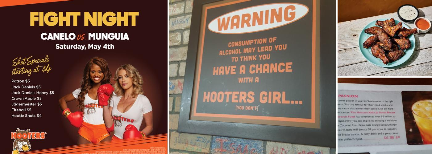 Hooters Menu