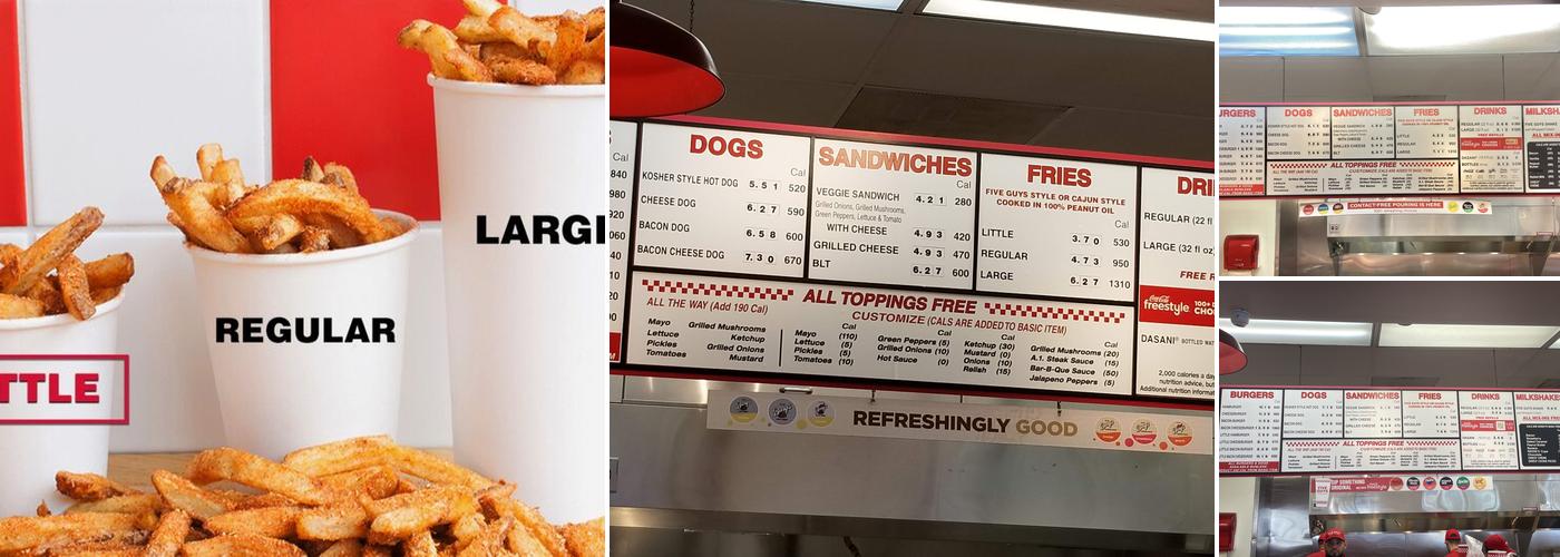 Five Guys Menu
