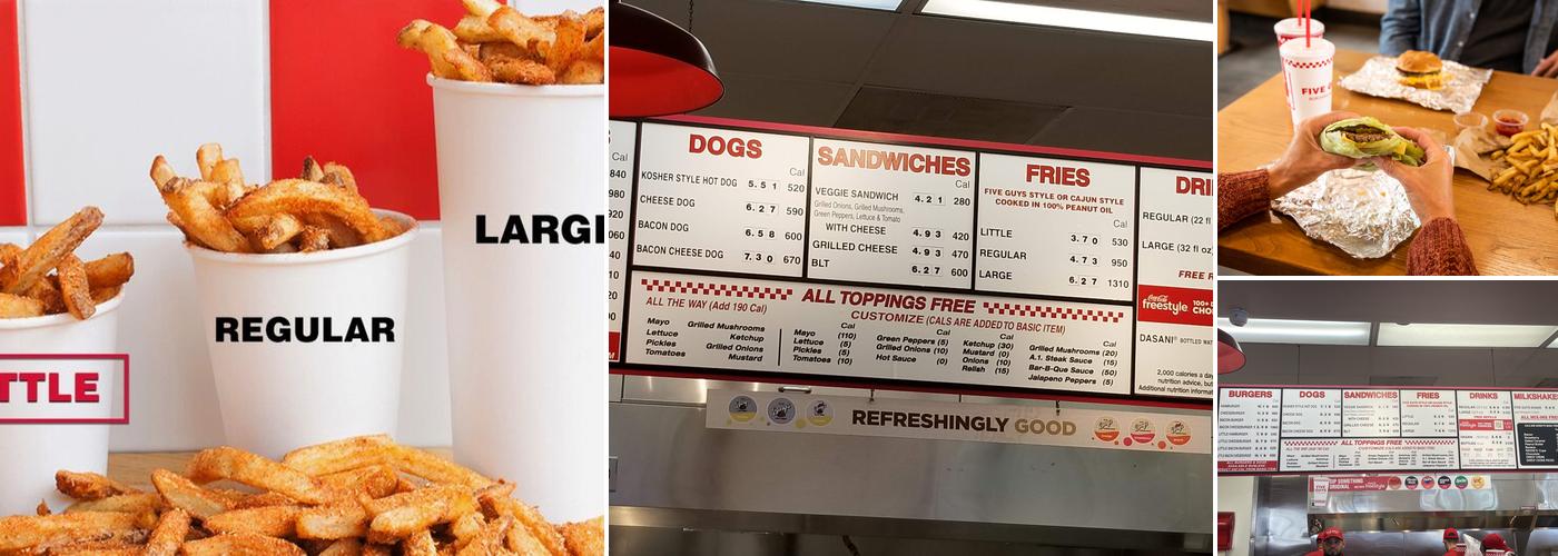 Five Guys Menu