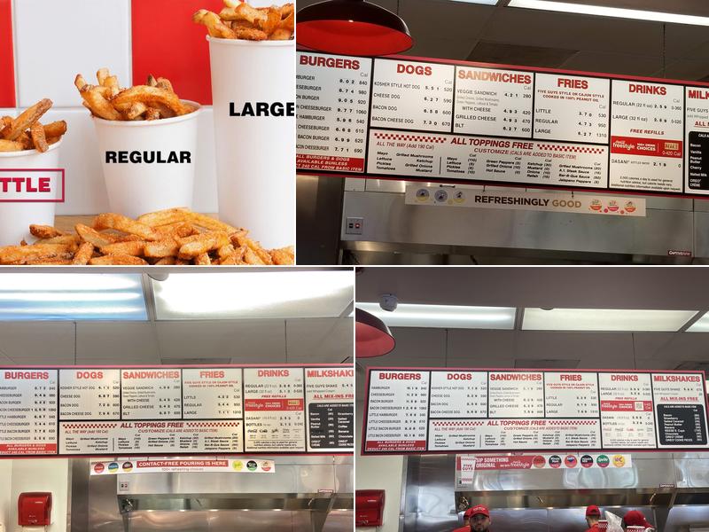 Five Guys Menu
