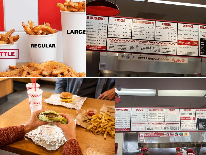 Five Guys Menu