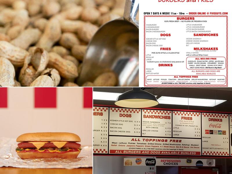 Five Guys Menu
