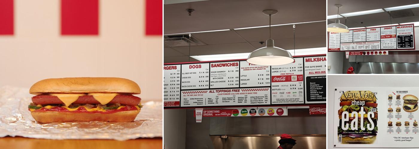 Five Guys Menu