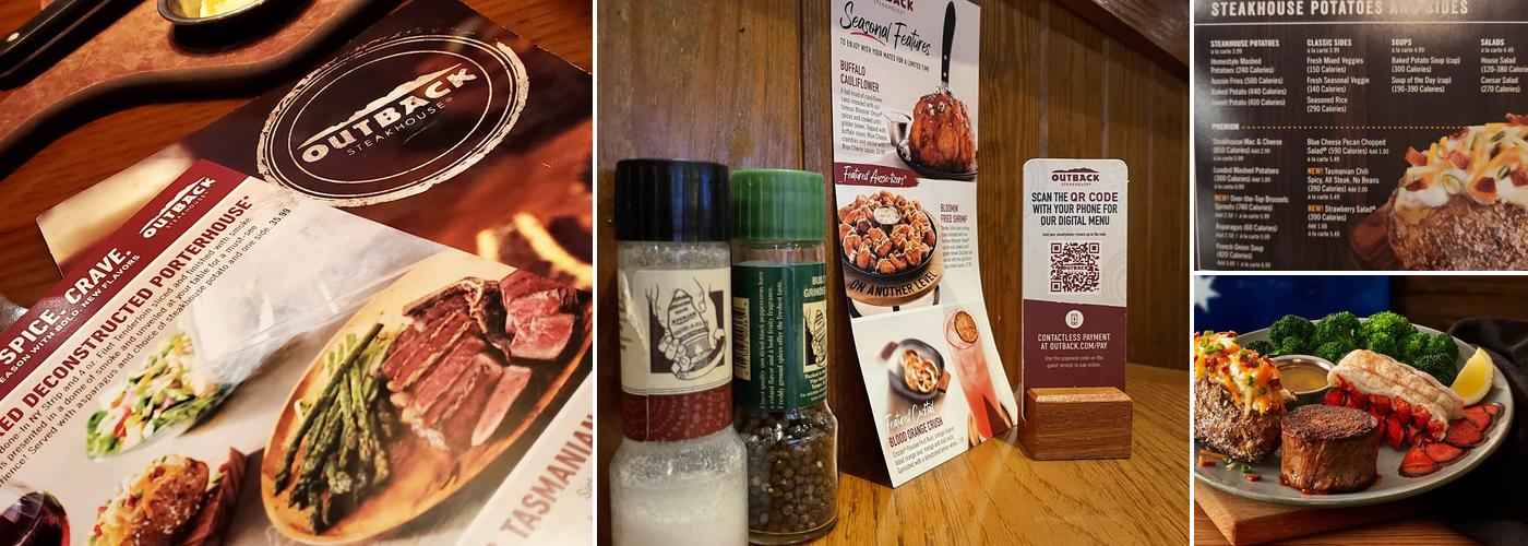 Outback Steakhouse Menu