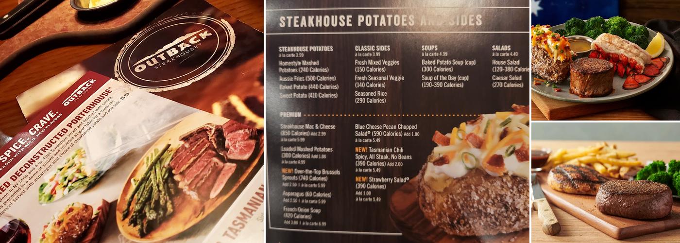 Outback Steakhouse Menu