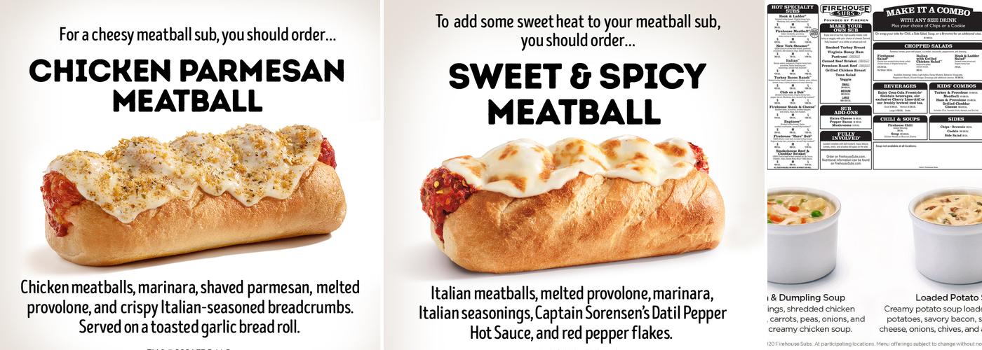 Firehouse Menu