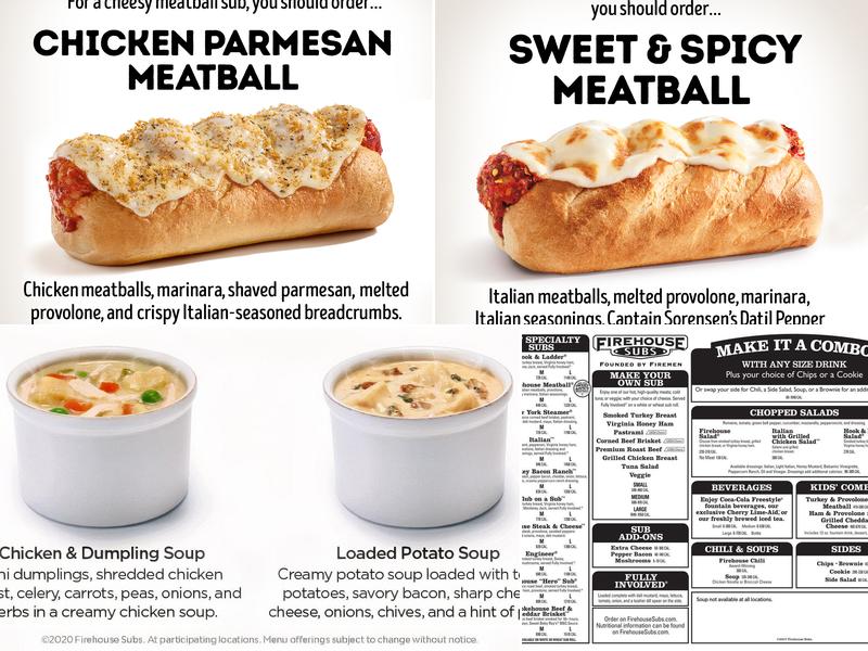 Firehouse Menu