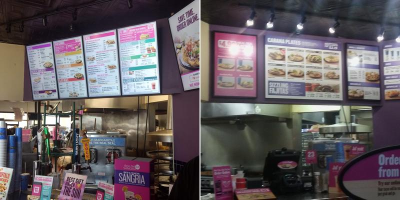 Taco Cabana Menu