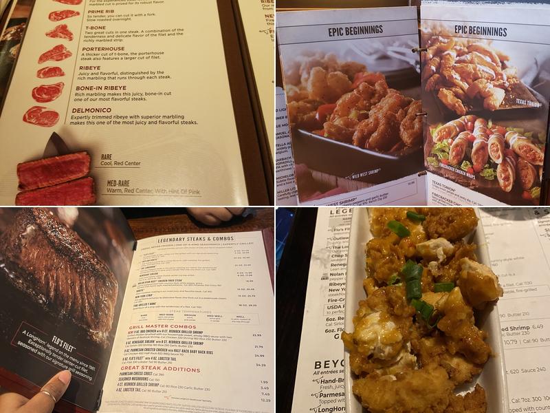 LongHorn Steakhouse Menu