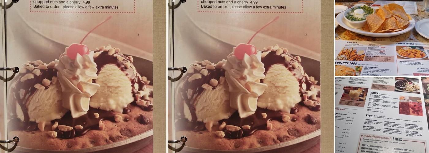 Cheddar's Scratch Kitchen Menu