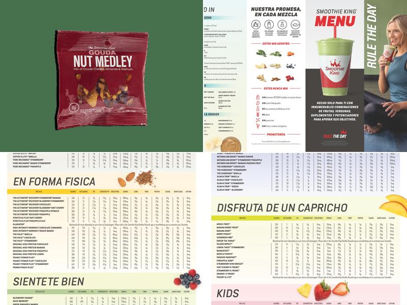 Smoothie King Menu
