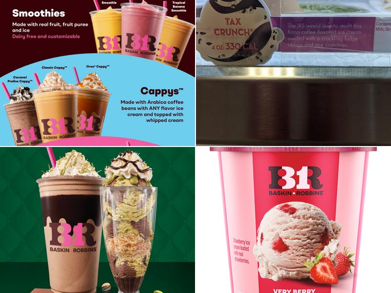 Baskin-Robbins Menu