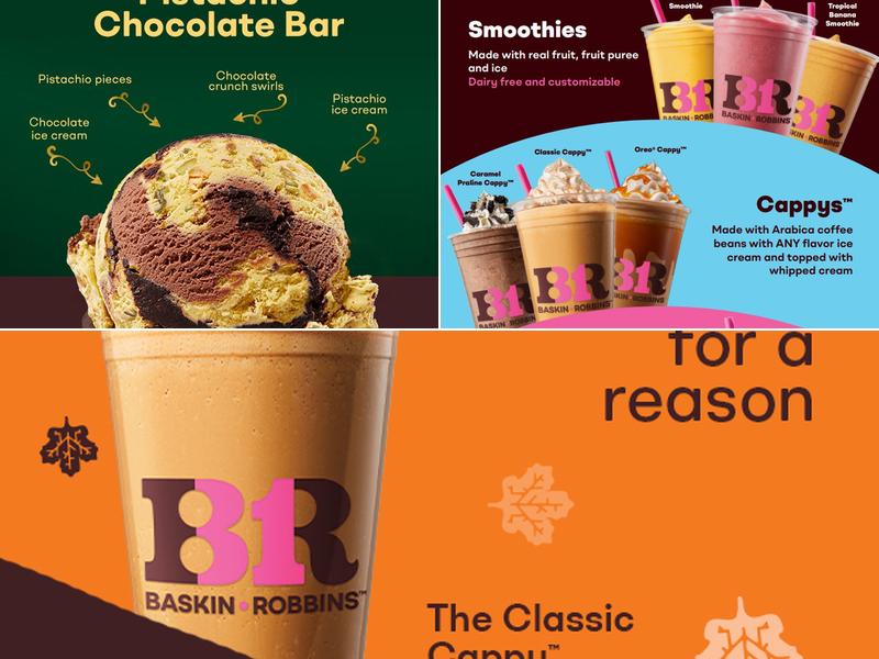 Baskin-Robbins Menu