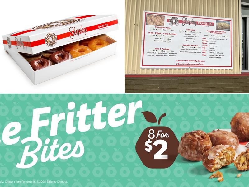Shipley Do-Nuts Menu