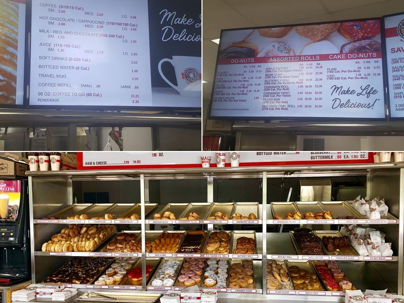 Shipley Do-Nuts Menu
