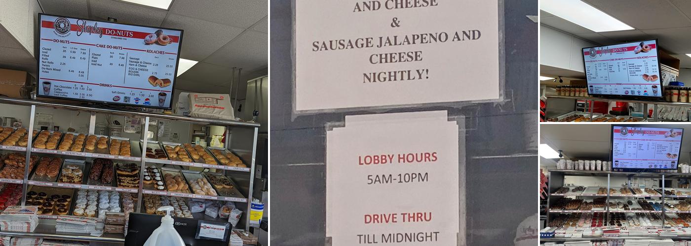Shipley Do-Nuts Menu