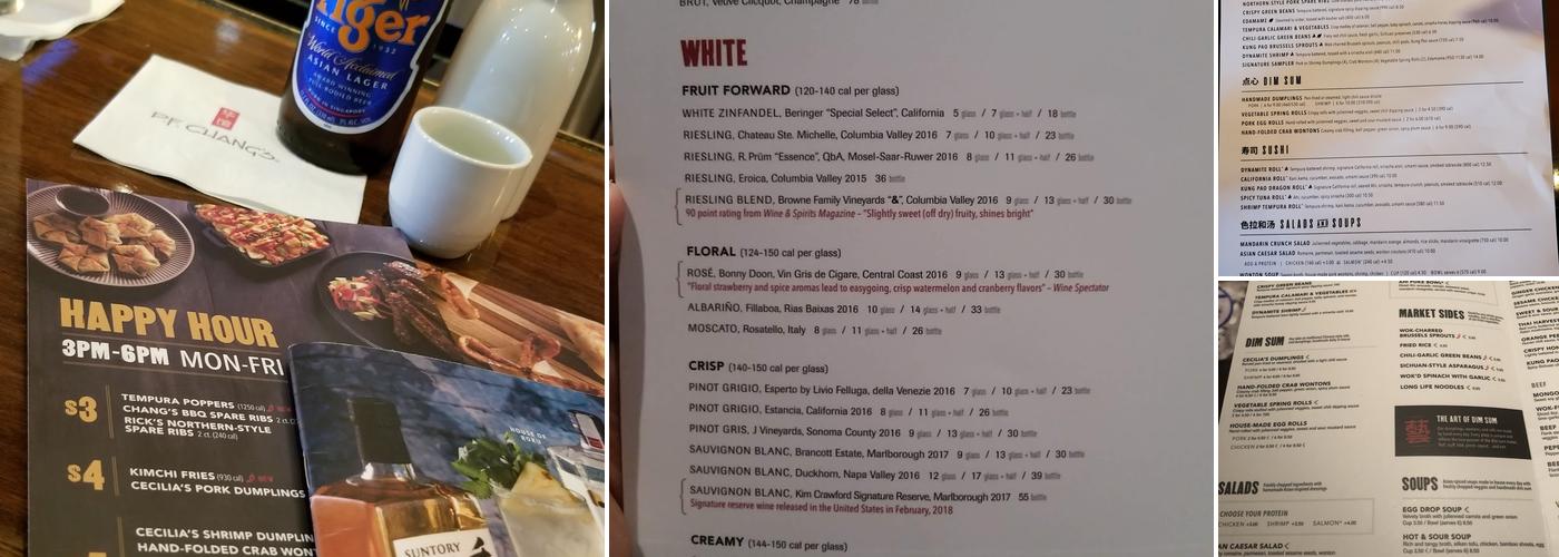 P.F. Chang's Menu
