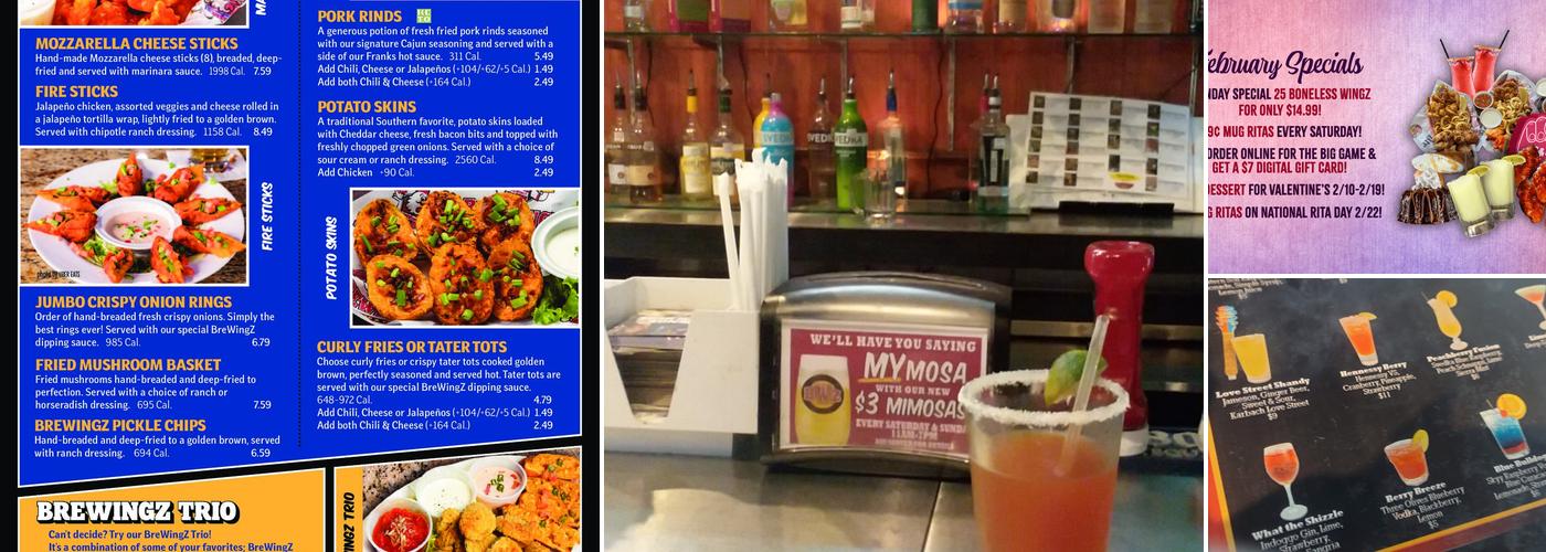 BreWingZ Menu