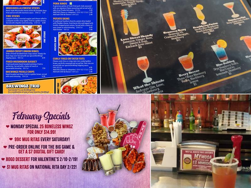 BreWingZ Menu