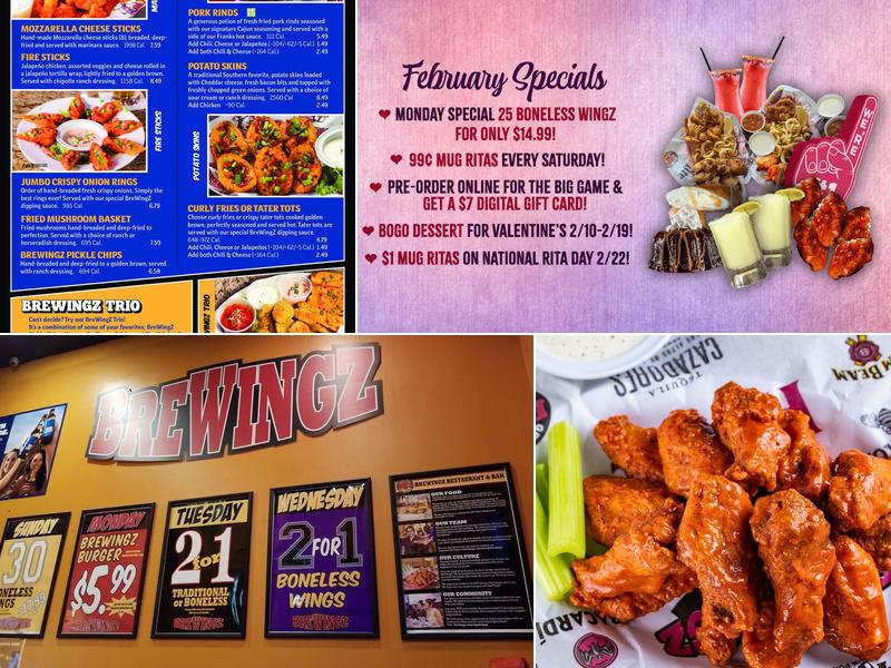 BreWingZ Menu