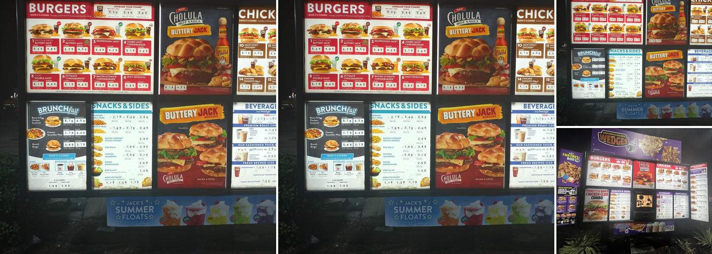 Jack in the Box Menu