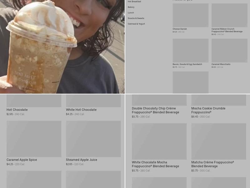 Starbucks Menu
