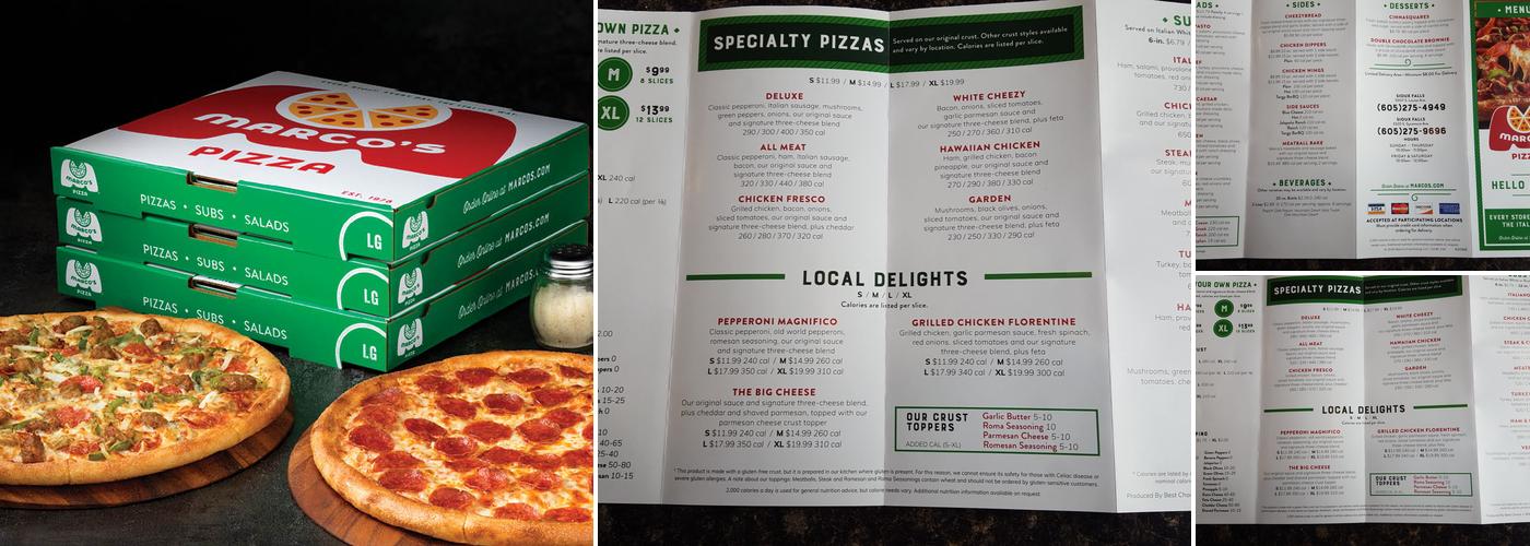 Marco's Pizza Menu