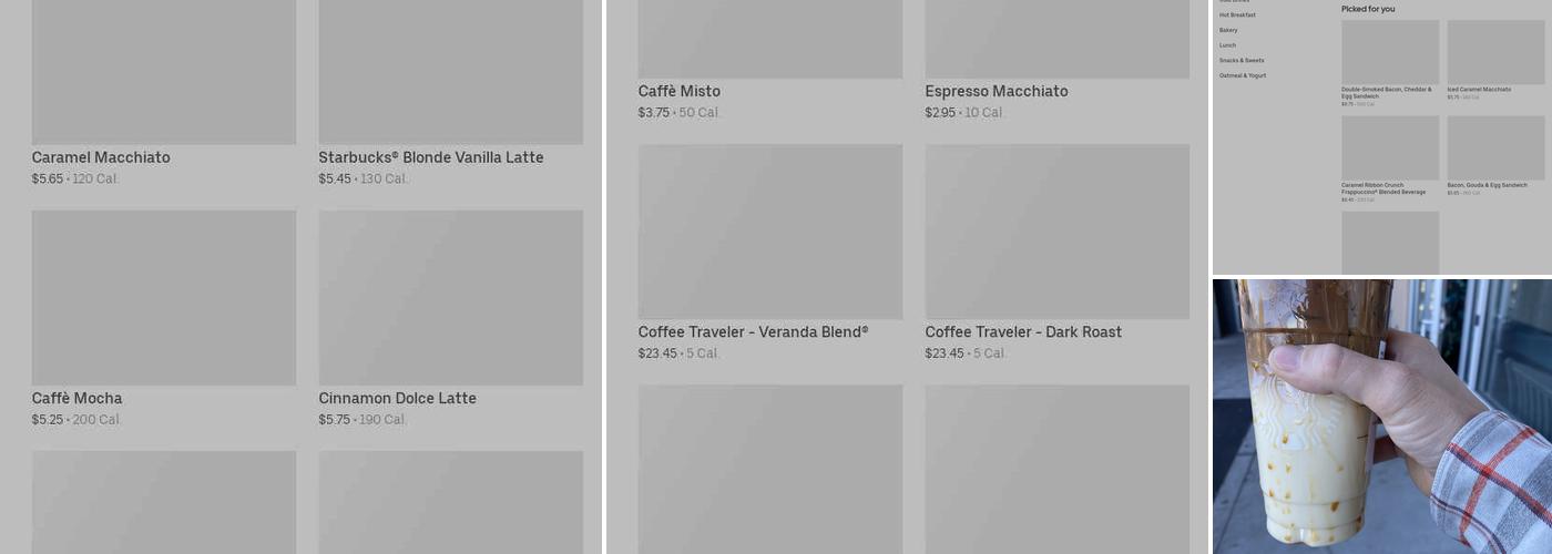 Starbucks Menu