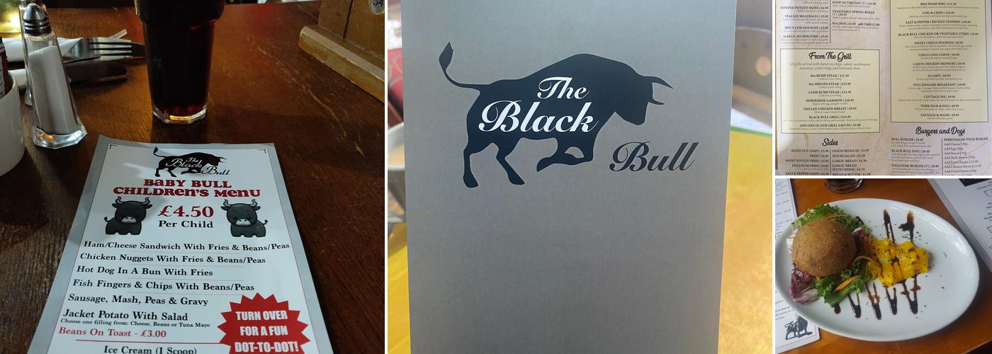 The Black Bull Menu