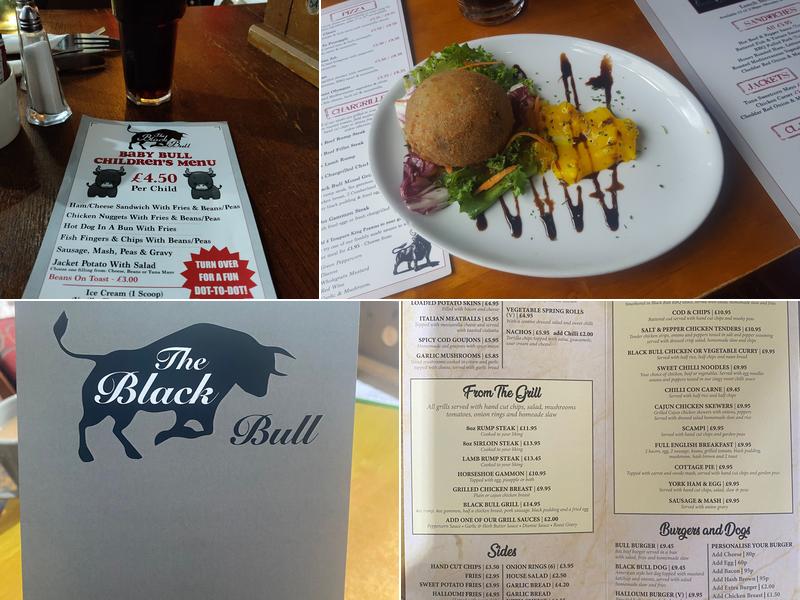 The Black Bull Menu