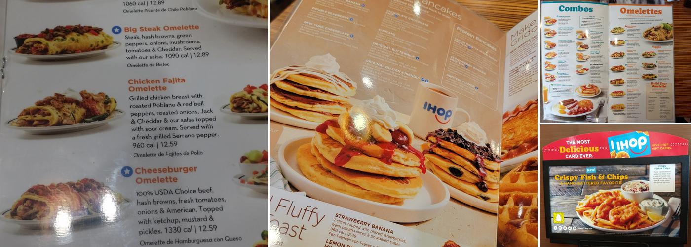 IHOP Menu
