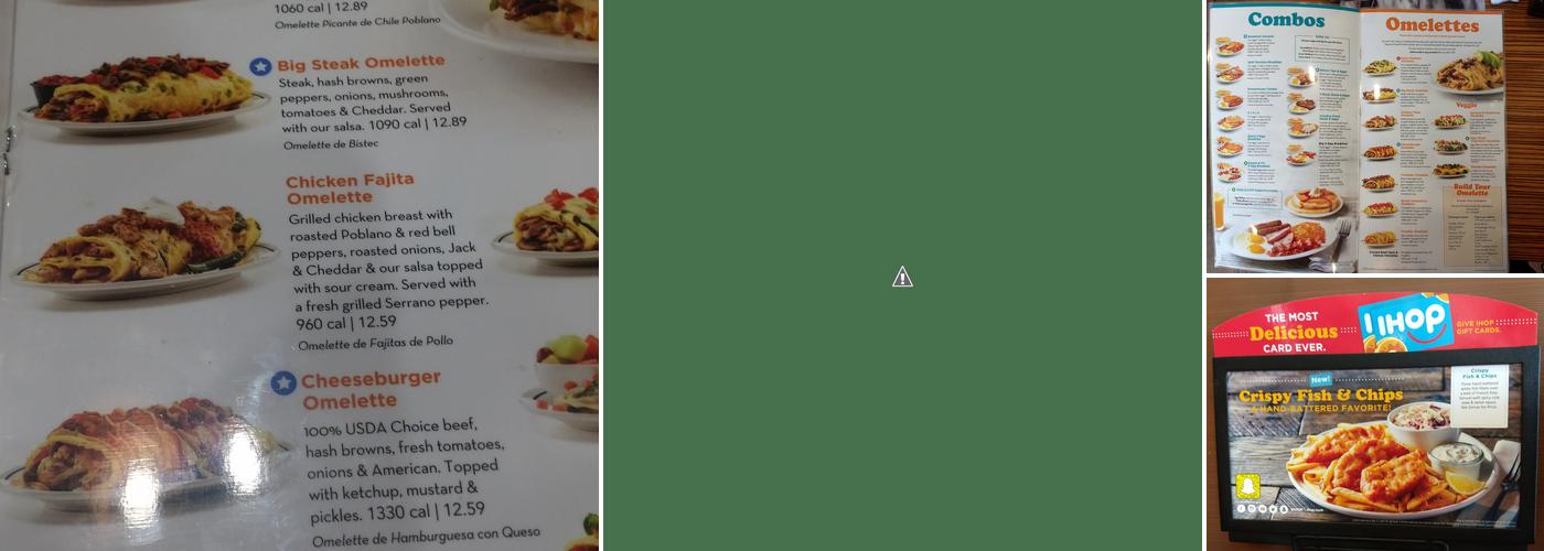 IHOP Menu