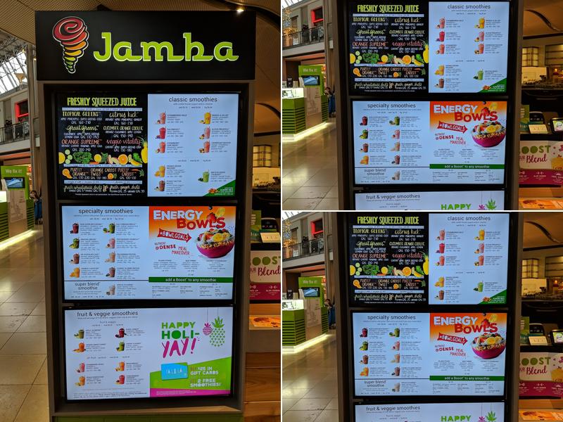 Jamba Menu