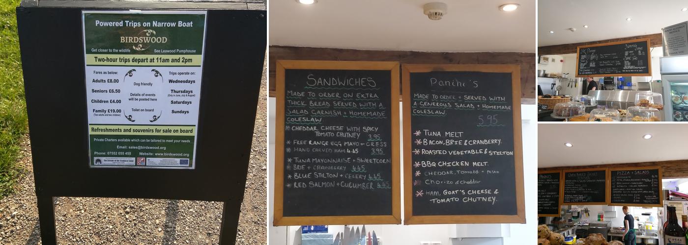 Wheatcroft’s Wharf Menu